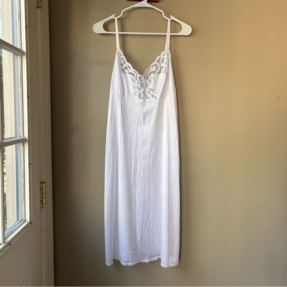 Cabernet Other - Vintage Cabernet White Lace Detail Slip Nightgown 38